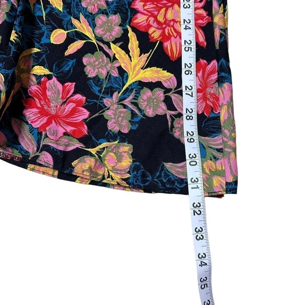 Topshop Floral Boho Bell Bottom Pants. Size 2 - Picture 8 of 10